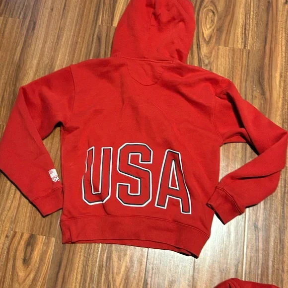 Figs USA red sweatpants and hoodie medical team Olympics size small - Picture 3 of 7